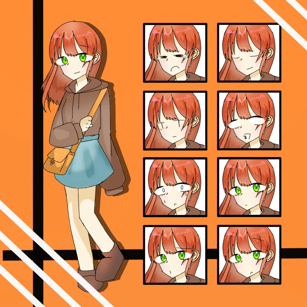 フリー立ち絵／秋