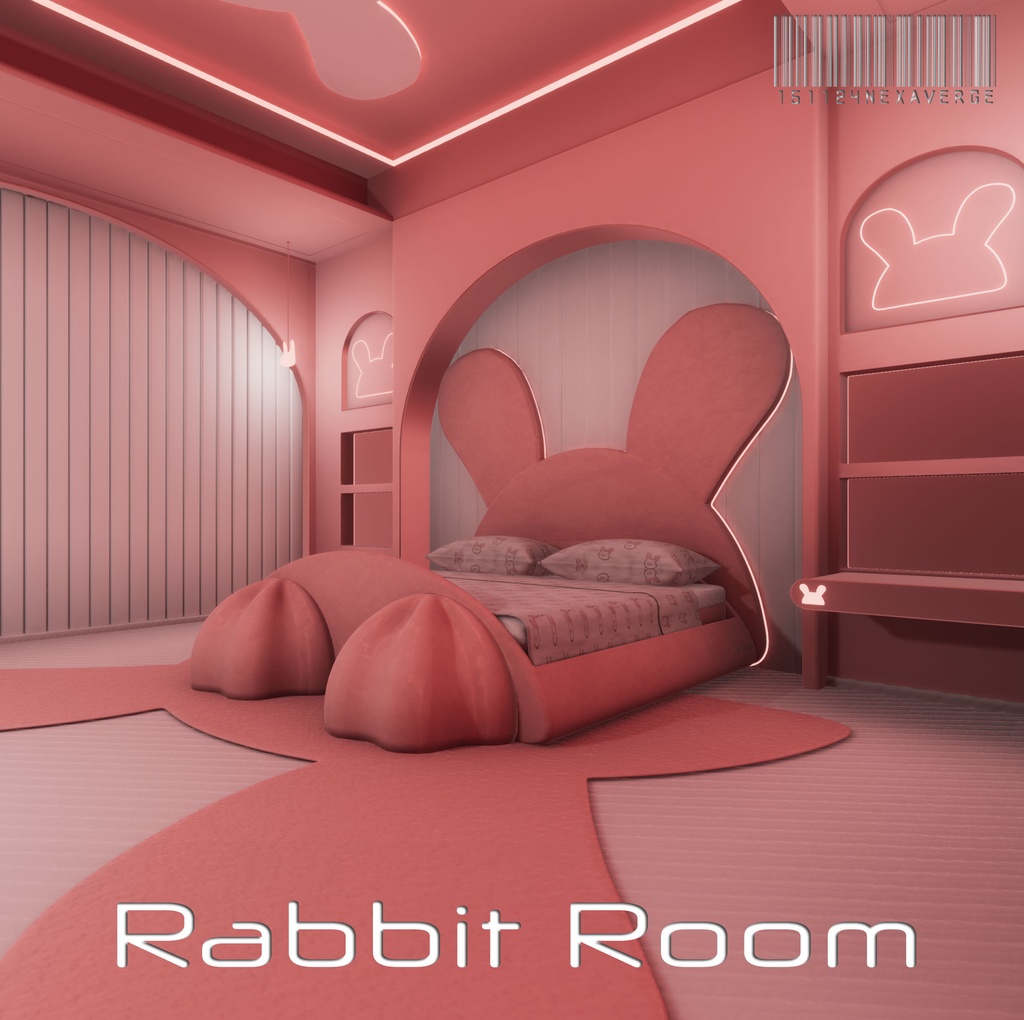 VRChat World - Rabbit Room [Unique room vol1]