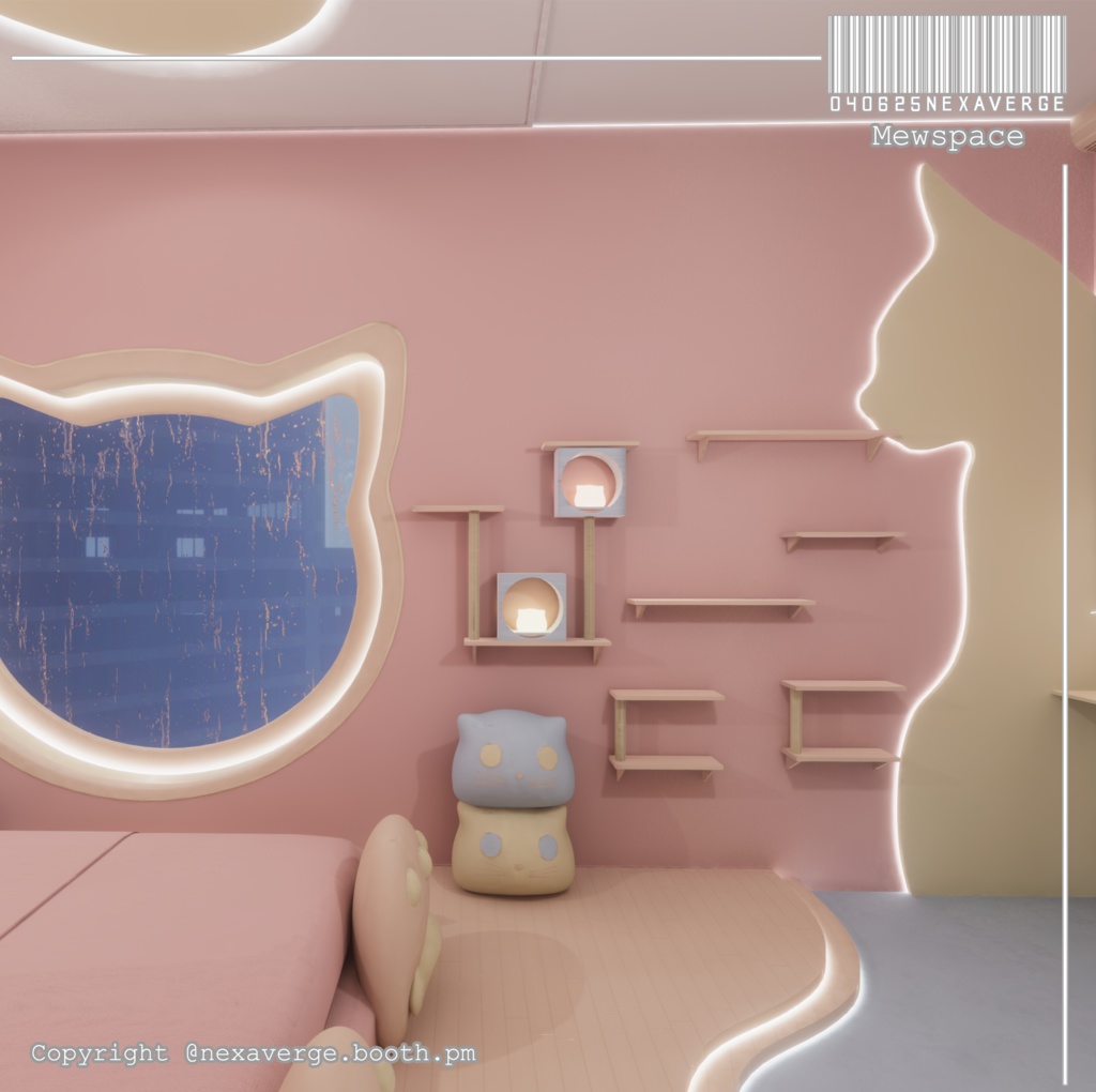 VRChat World - ミュースペース!/ Mewspace!