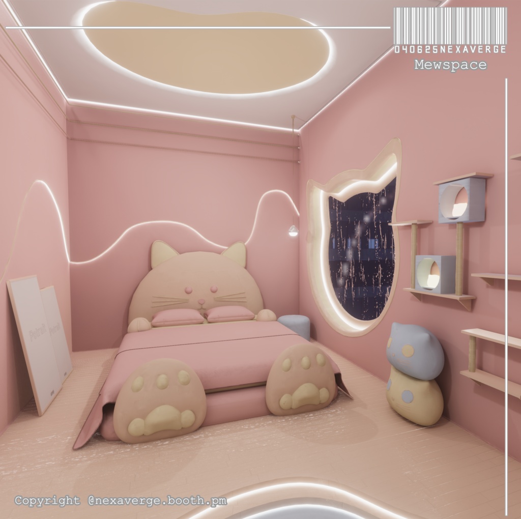VRChat World - ミュースペース!/ Mewspace!