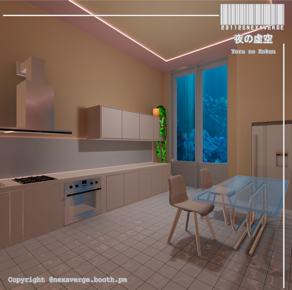 VRChat World - 夜の虚空/Yoru no Kokuu