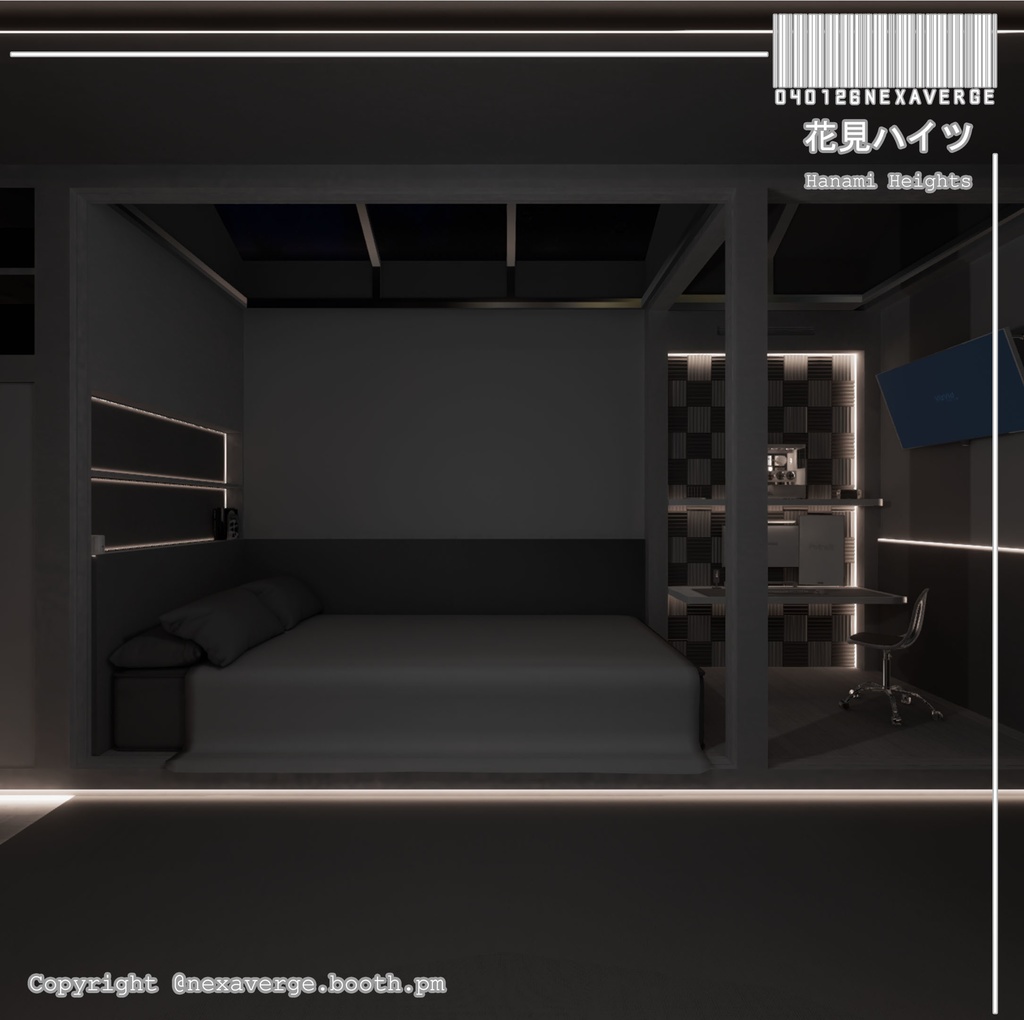 VRChat World - 花見ハイツ/Hanami Heights