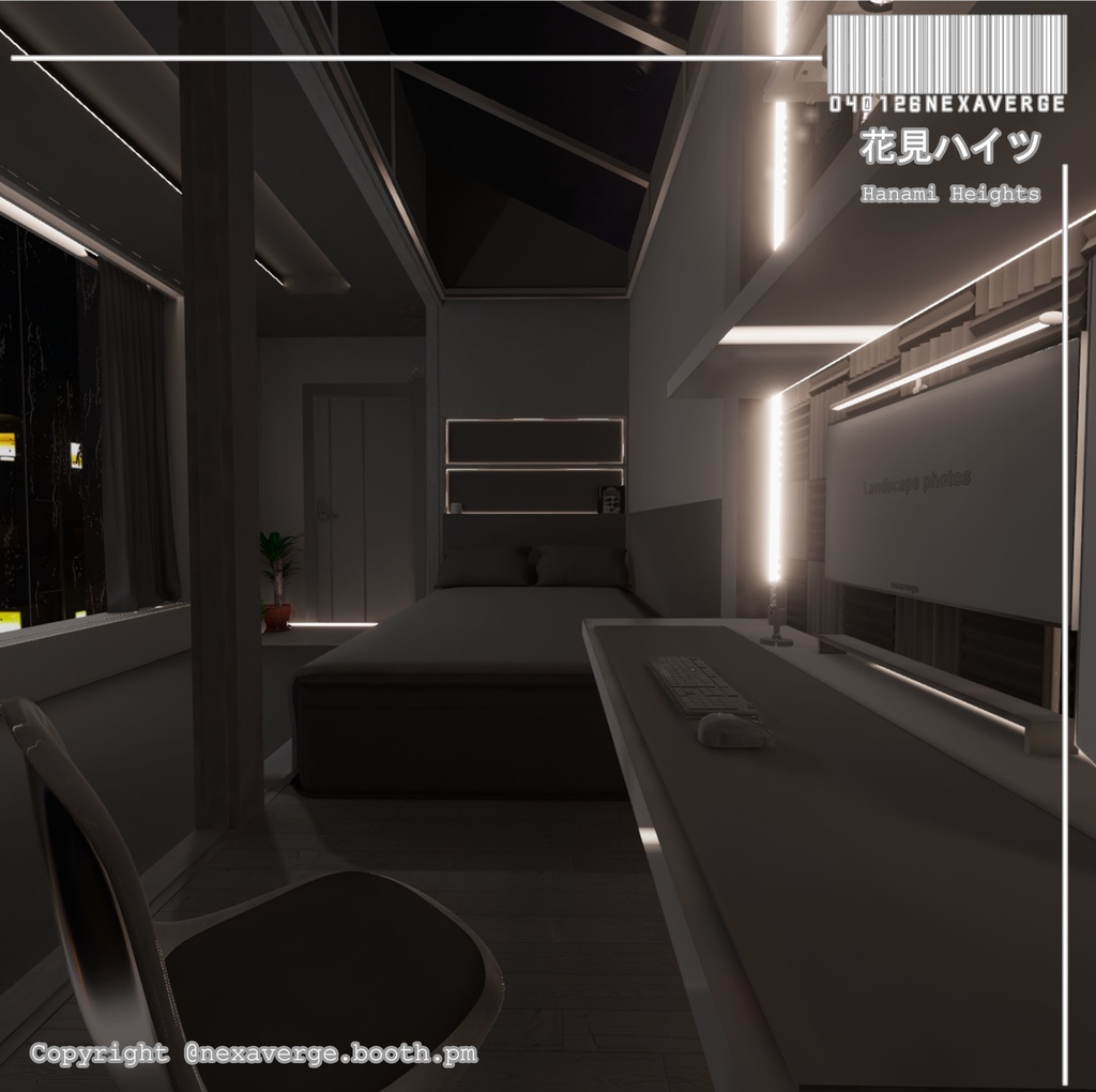 VRChat World - 花見ハイツ/Hanami Heights