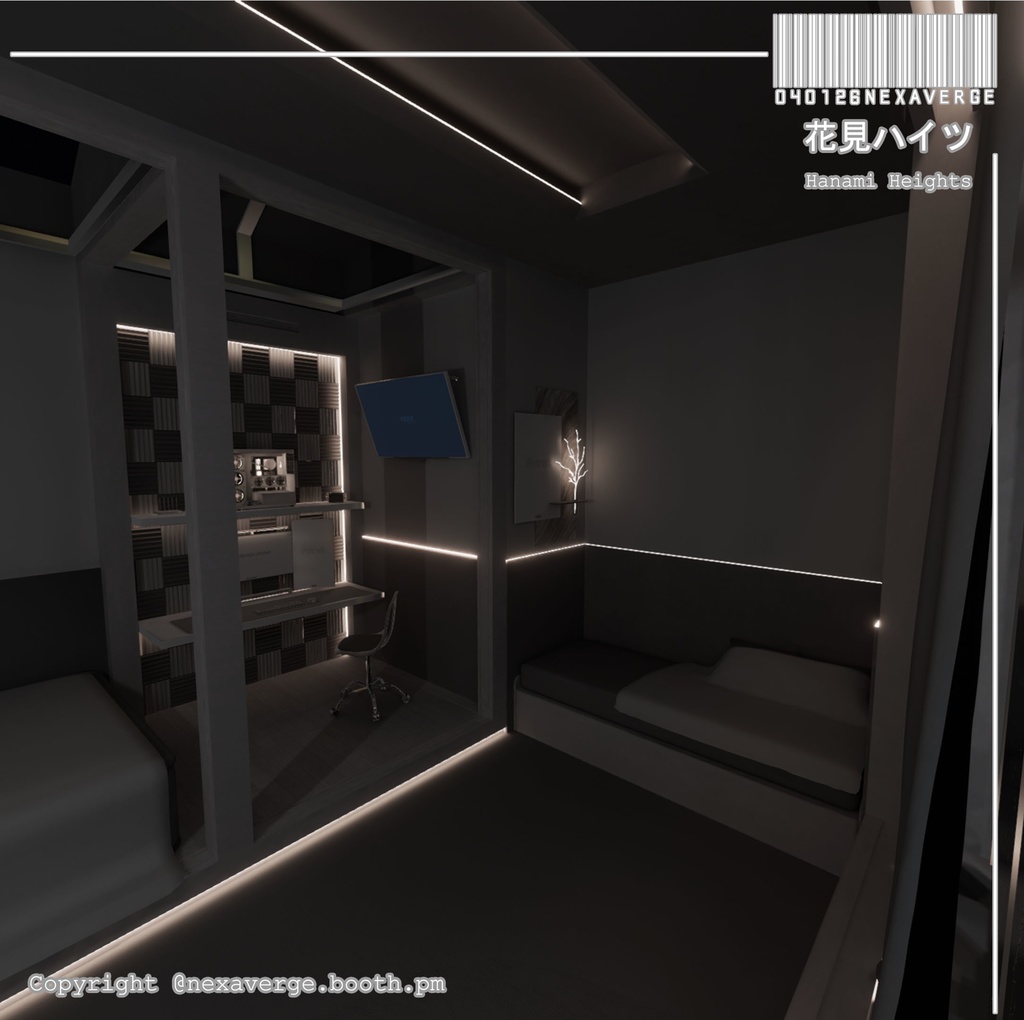 VRChat World - 花見ハイツ/Hanami Heights