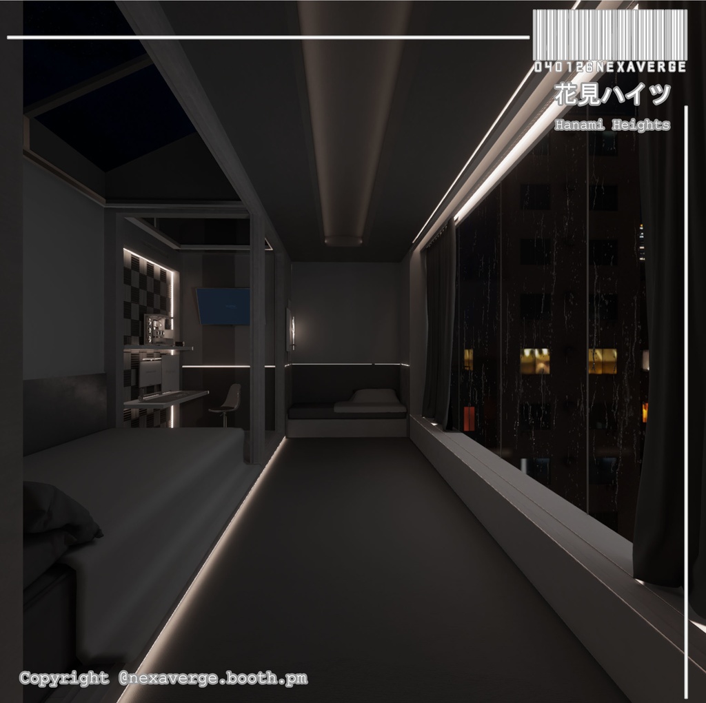 VRChat World - 花見ハイツ/Hanami Heights