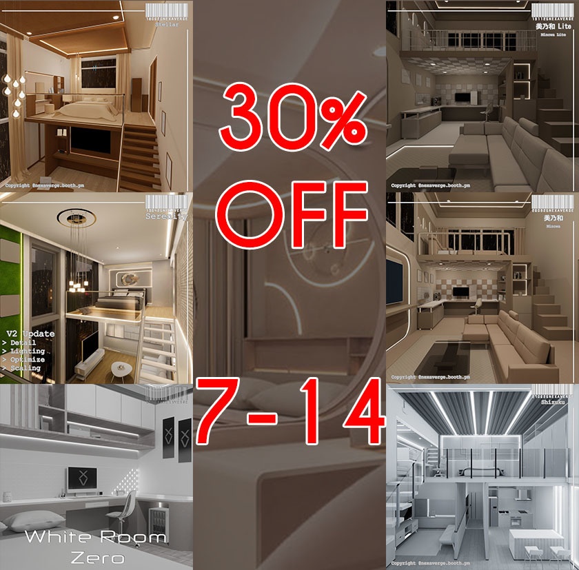 VRChatワールド 30%オフ！/ VRChat Word - 30% Discount! 