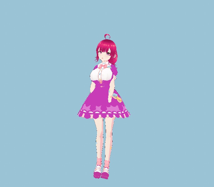 VRChat VRアバター　アン　vrmファイル