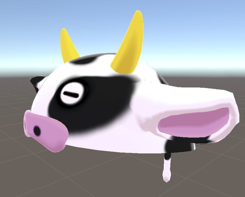 牛のかぶりもの【VRChat想定】
