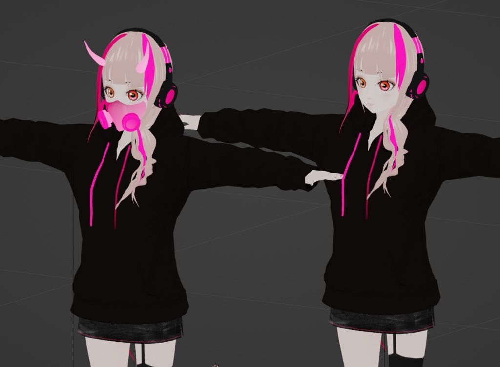 【VRoid】cluster向けVRM OMH03 -RECO-