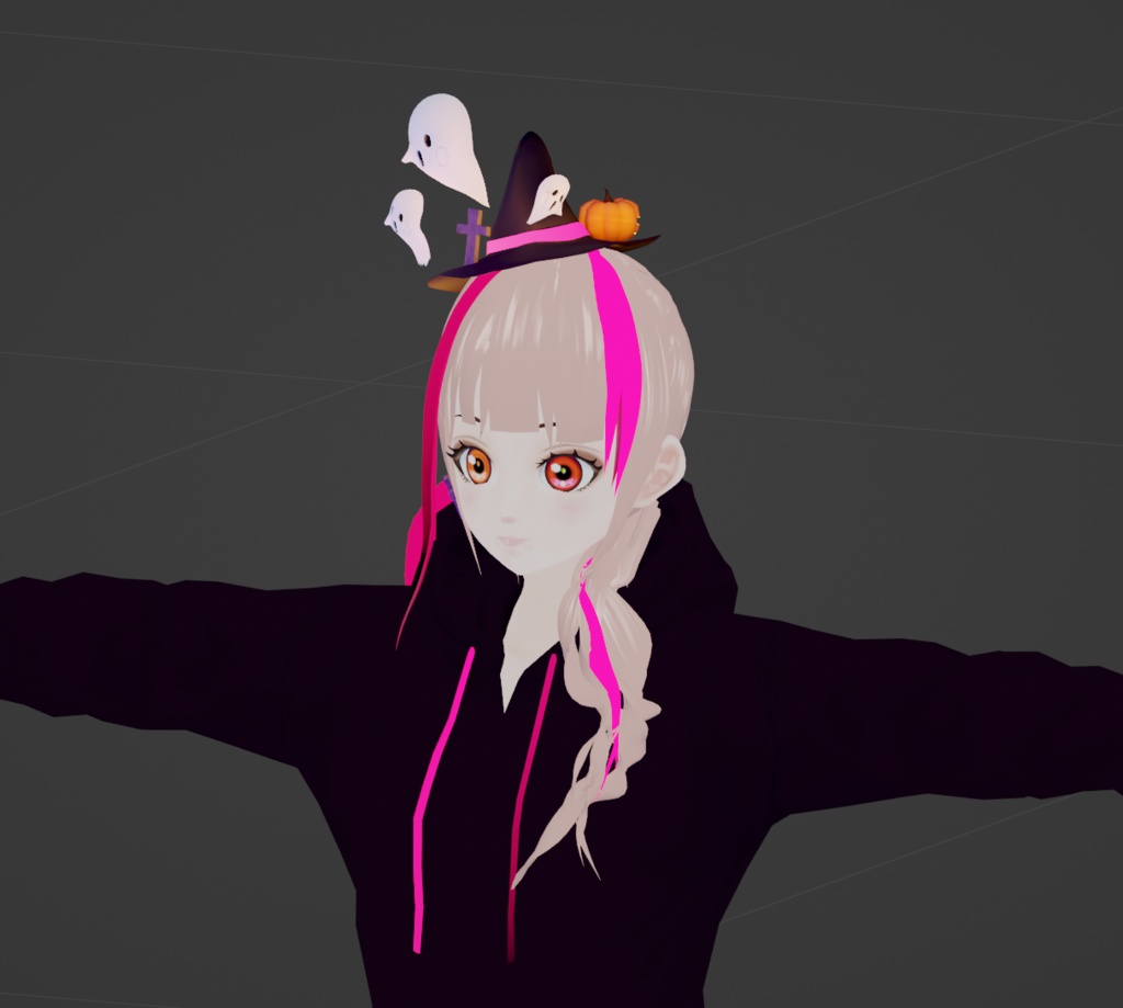 【VRMアバター】cluster向けVRM Halloween -SISTERS-