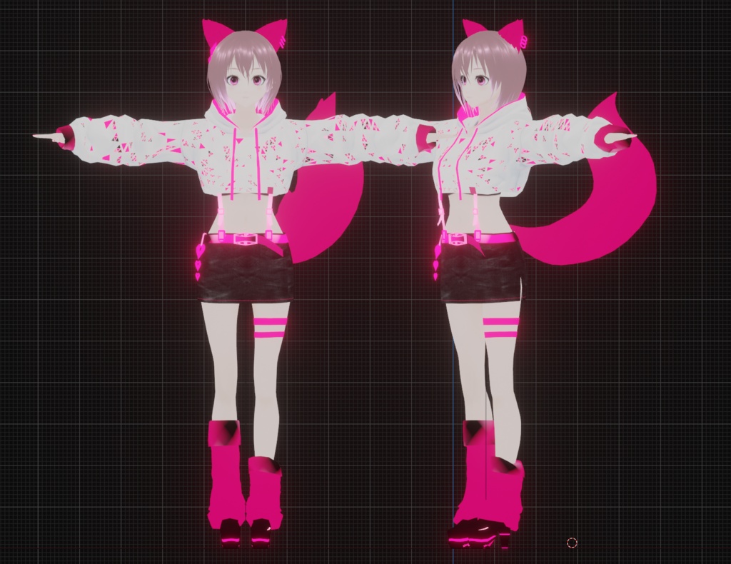 【cluster向けVRMアバター】CAT -SISTERS-