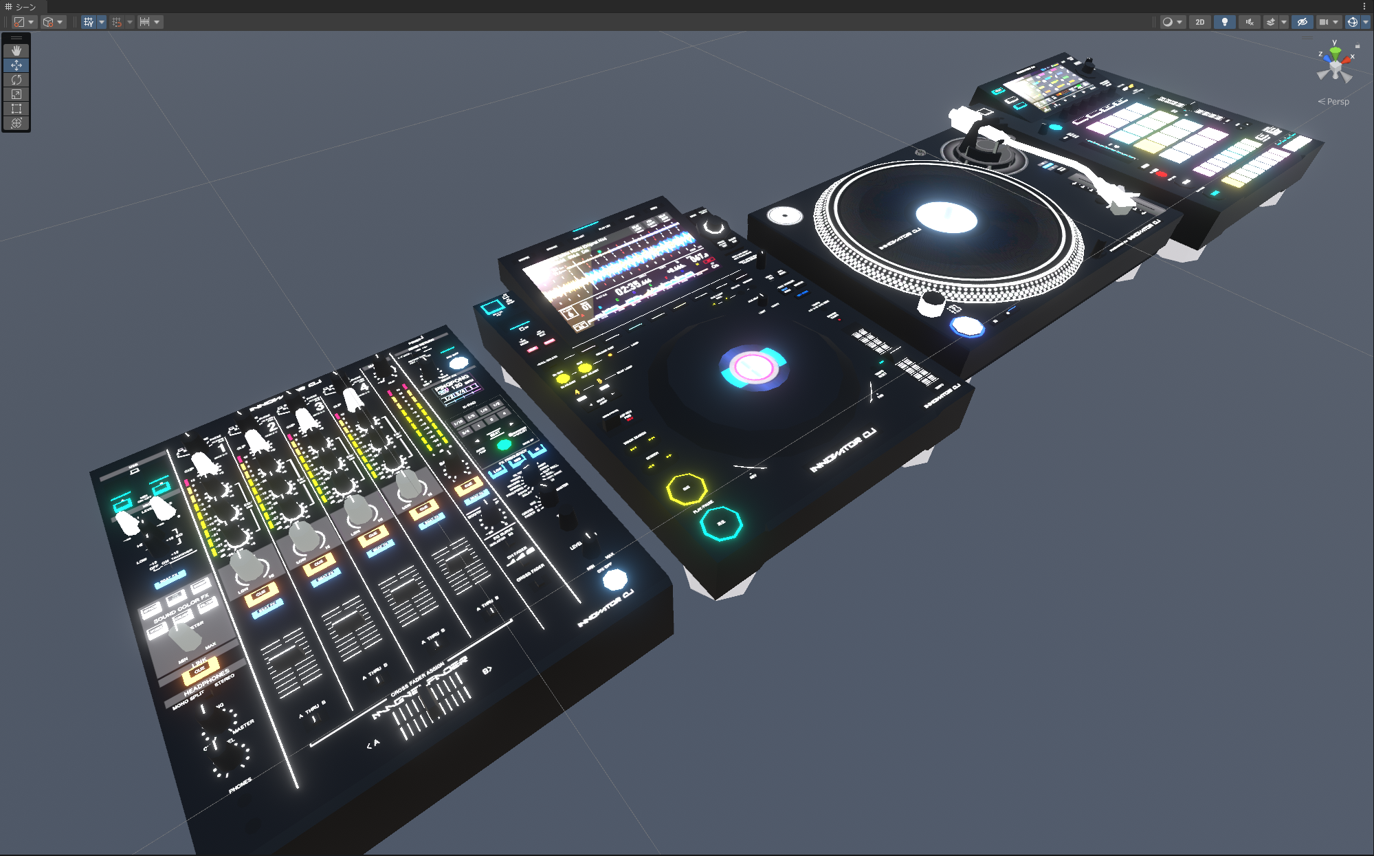 単品あり - DJセット★(ローポリ)【Turntable & VDJ & Mixer & Sampler】 - RECO's SHOP ...