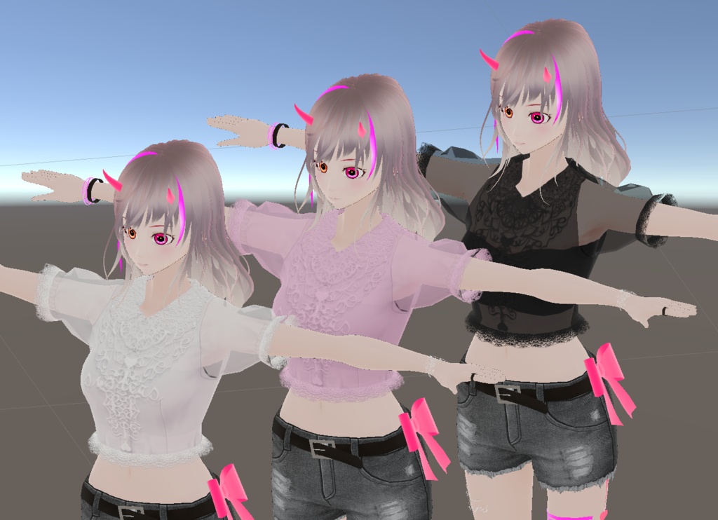 【cluster向けVRMアバター】BSP -SISTERS-