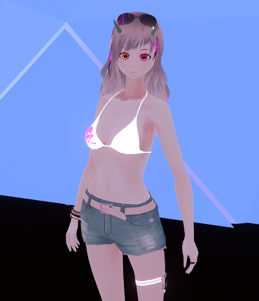 【cluster向けVRMアバター】Bikini -SISTERS-