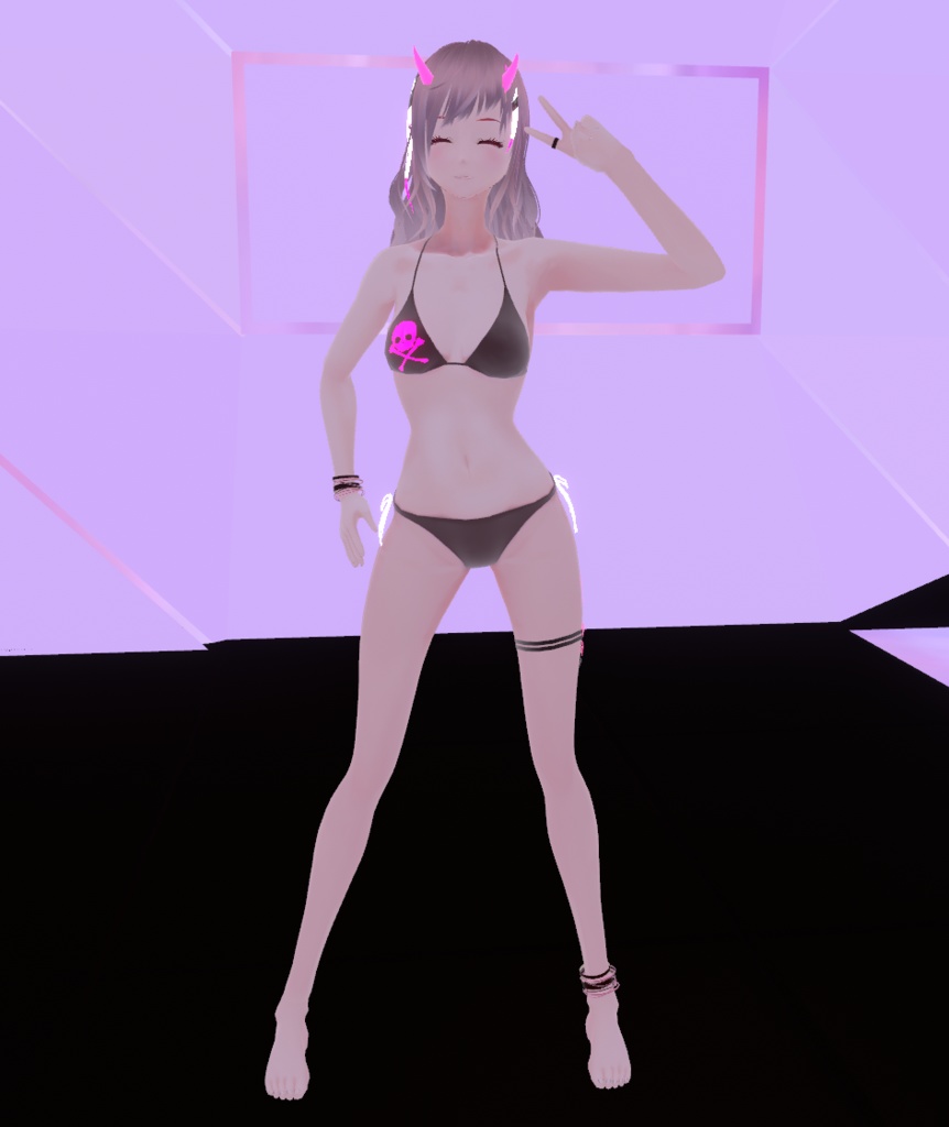 【cluster向けVRMアバター】Bikini -SISTERS-