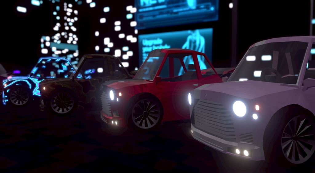 【cluster向け設定済み乗り物】ローポリカーモデル - Car2024 -