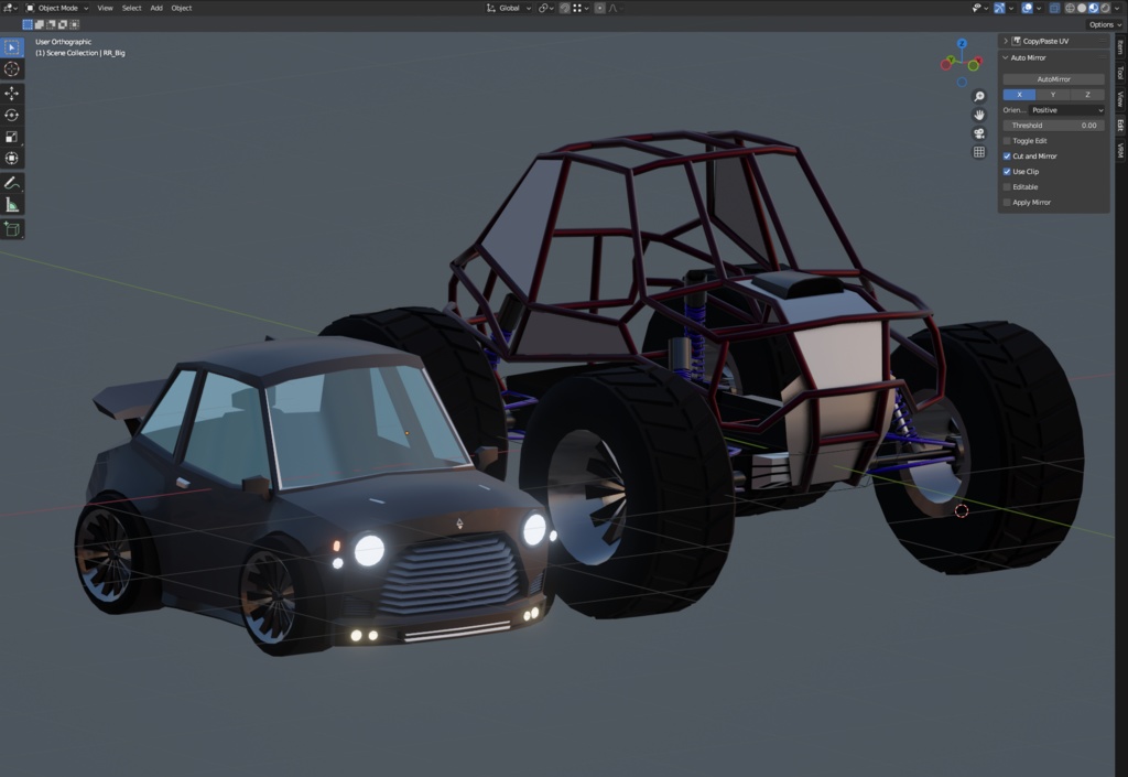 【cluster向け設定済み乗り物】ローポリカーモデル - Car2024 -