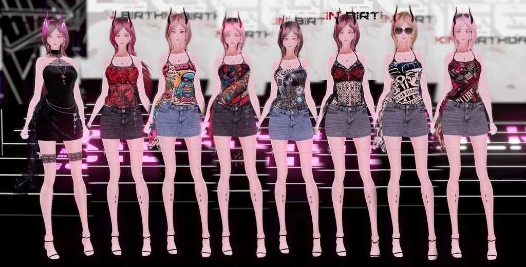 【VRMアバター】-SISTERS-ATD