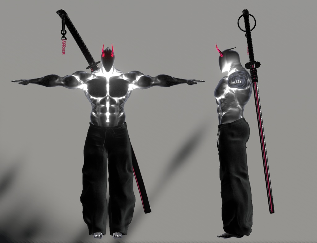 【VRMアバター】鬼-Anger-