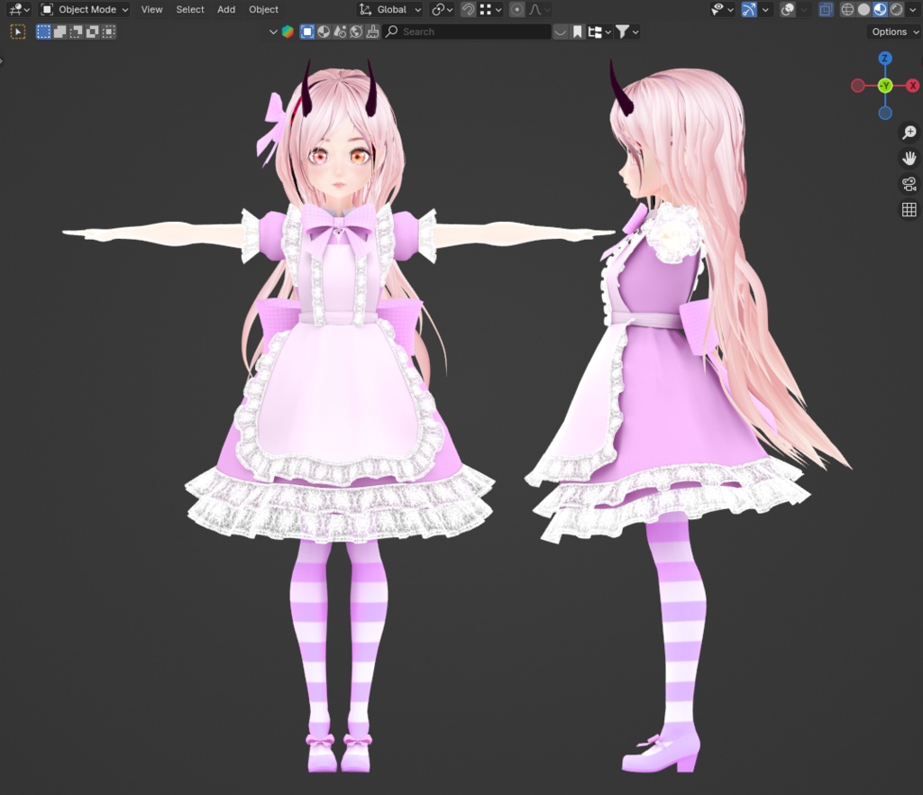 NEW【VRMアバター】-SISTERS-LSA