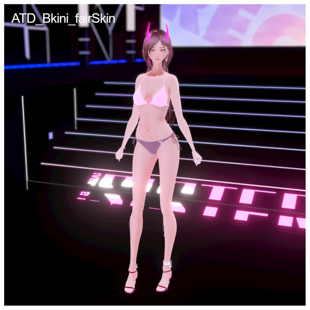 【VRMアバター】-SISTERS-ATD bikini Ver.