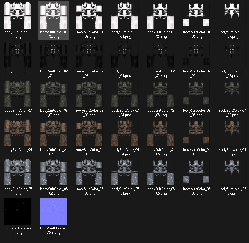 【 VRoidテクスチャ & XWear 】Cyberミリタリーボディースーツ & ジャケット