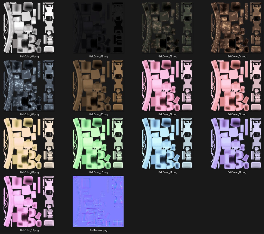 【 VRoidテクスチャ & XWear 】Cyberミリタリーボディースーツ & ジャケット