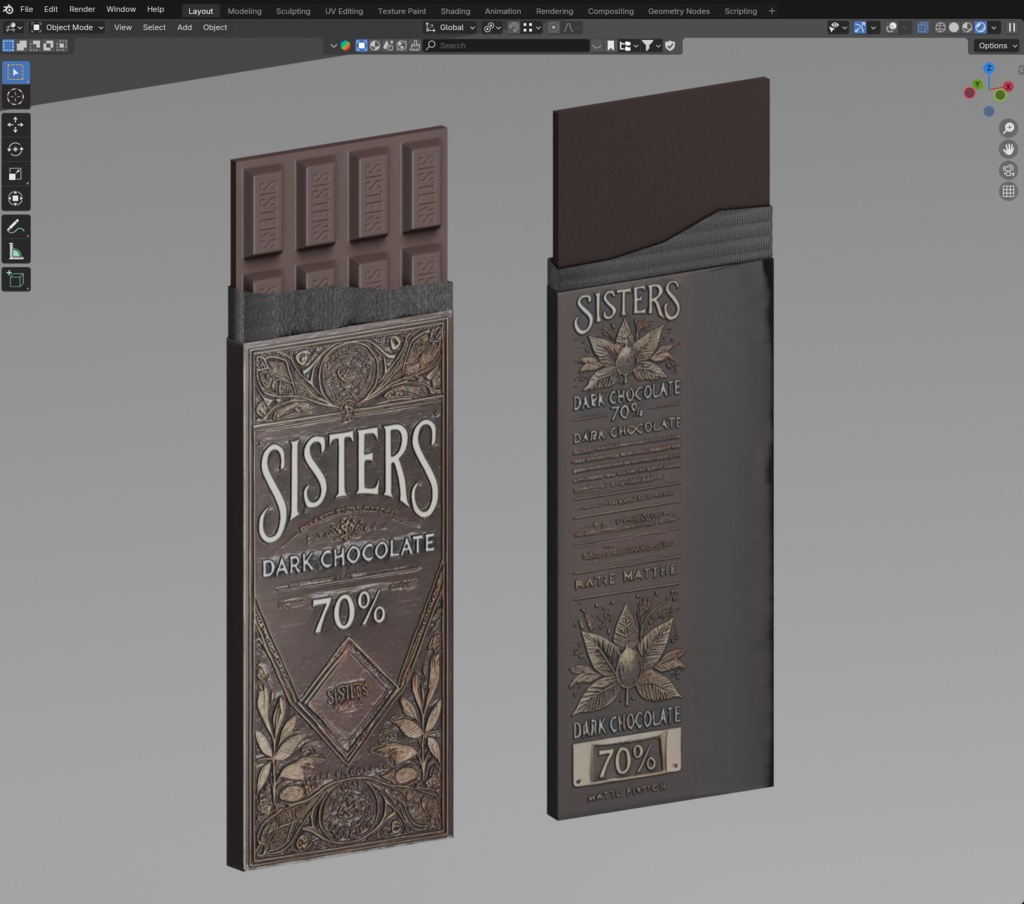 【XWear & fbx】SISTERS板チョコ★Valentine’s Day2025