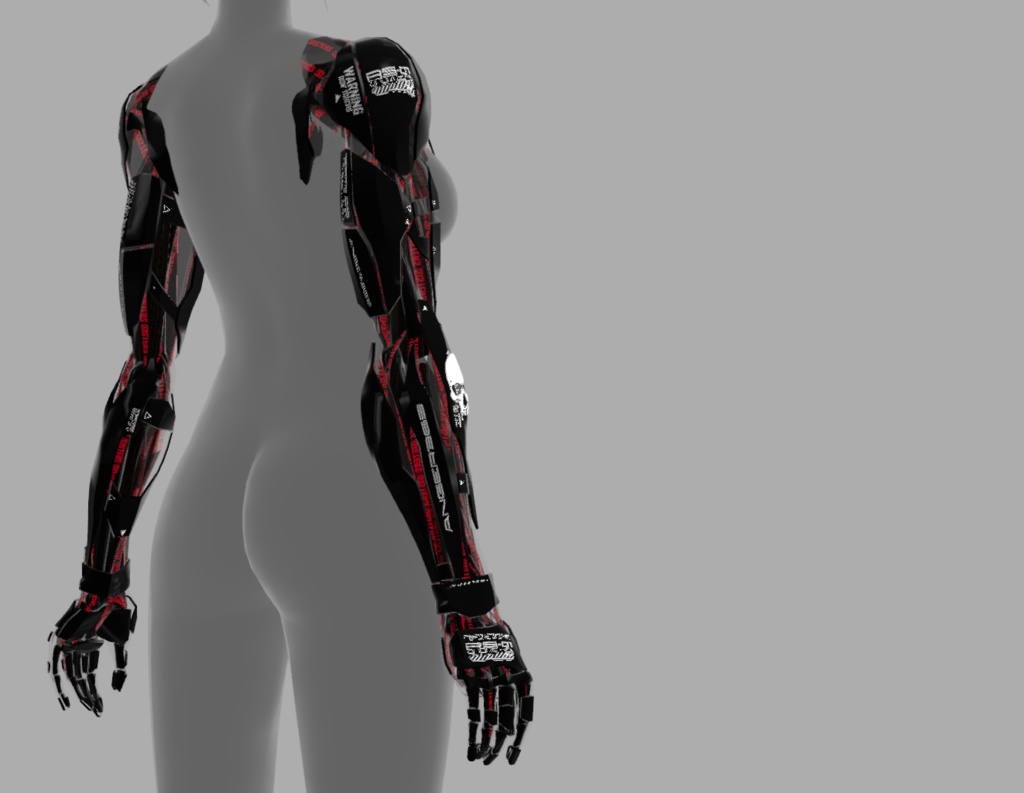 【 XWear衣装 】サイバーバイオニックアーム -Cyber Bionic Arm-