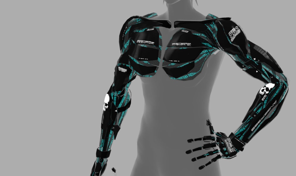 【 XWear衣装 】サイバーバイオニックアーム -Cyber Bionic Arm-