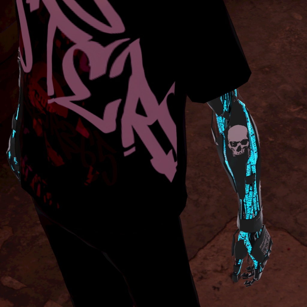 【 XWear衣装 】サイバーバイオニックアーム -Cyber Bionic Arm-