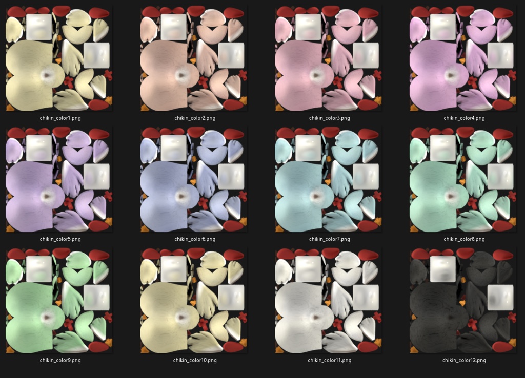 【VRMアバター】-ニワトリのSilly-