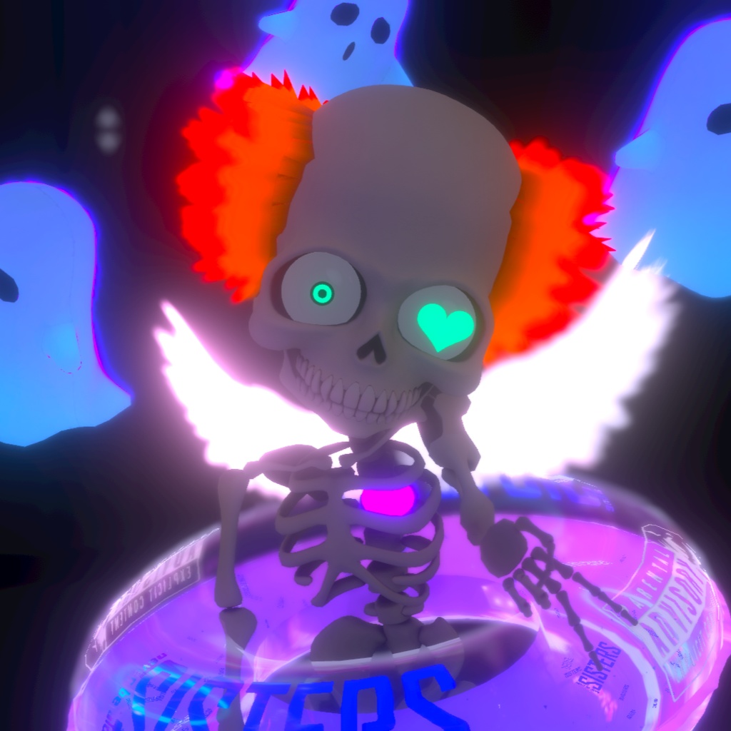 【VRMアバター】-ガイコツのSkullSan-