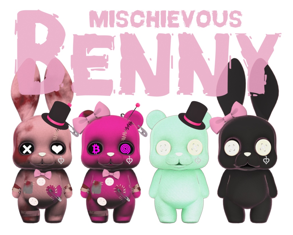 【VRMアバター】-いたずら好きのBenny-