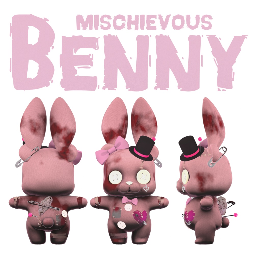 【VRMアバター】-いたずら好きのBenny-
