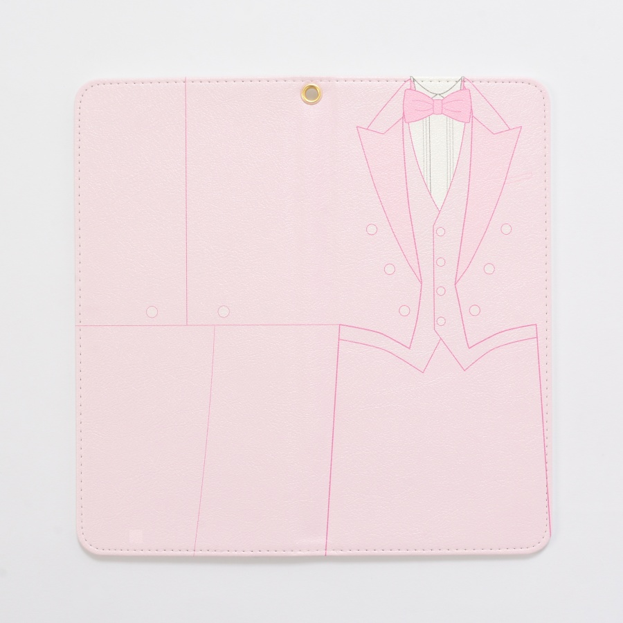 チケットホルダー 桜色燕尾柄Mサイズ