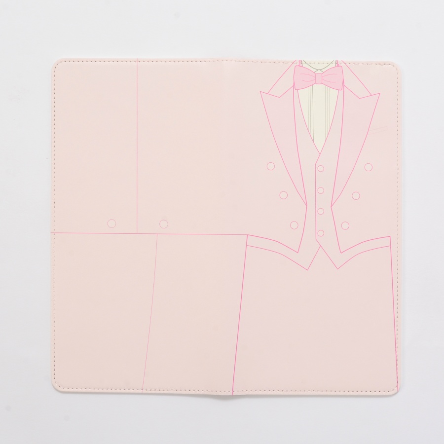 チケットホルダー 桜色燕尾柄 Lサイズ