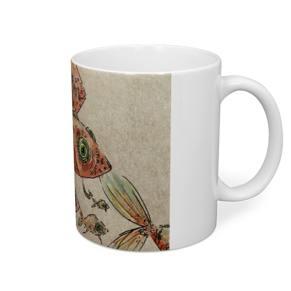 Red Fish Mug