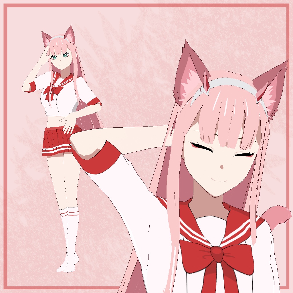 Zero Two neko