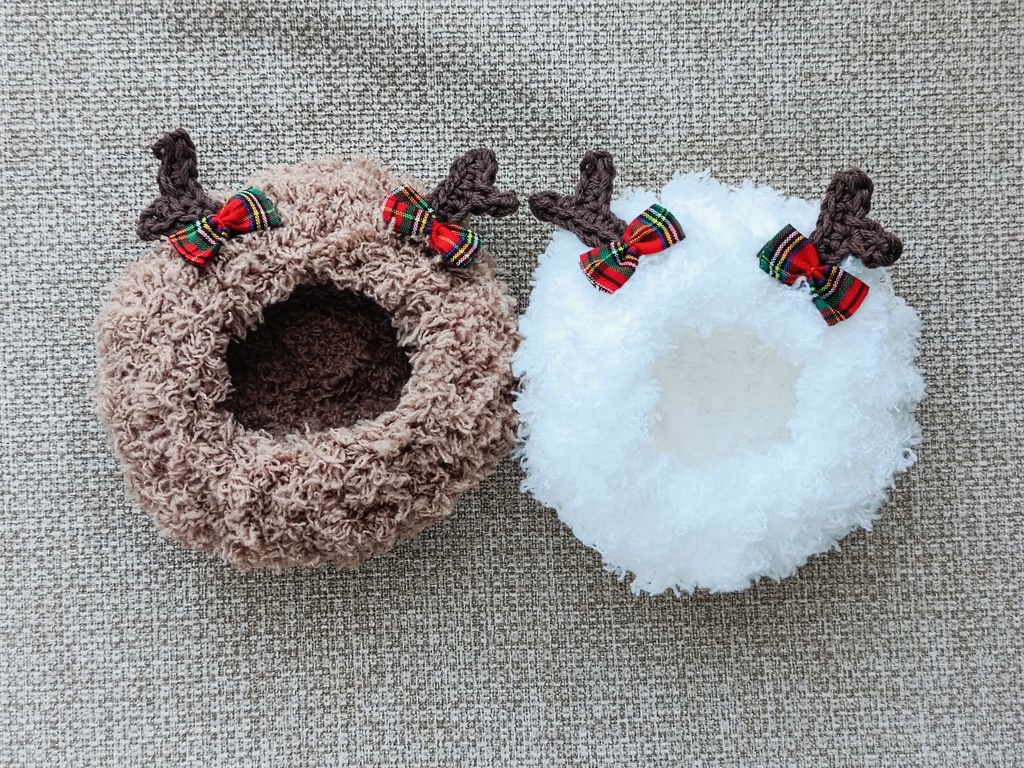 【クリスマス限定品】トナカイベレー帽 10cmぬい 13cmぬい