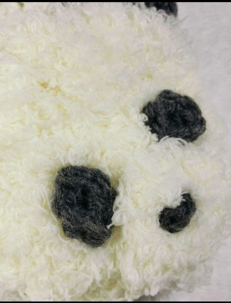 パンダのイヤーマフ 耳当て ふわふわ