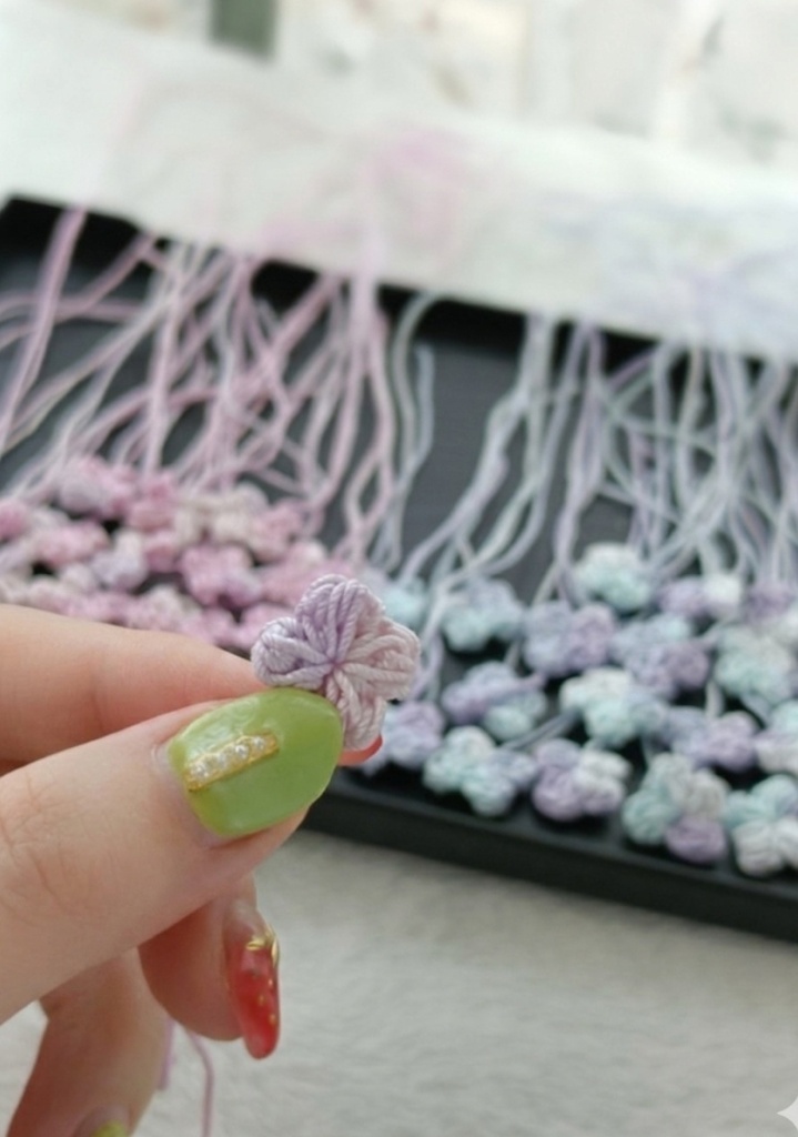 ぬい撮りあじさいリング 全3色 紫陽花 指輪