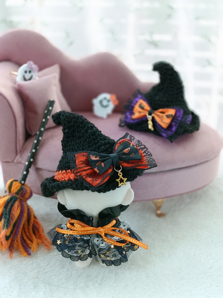 【ハロウィン限定品】親指を隠せるおばけリング オレンジ 紫