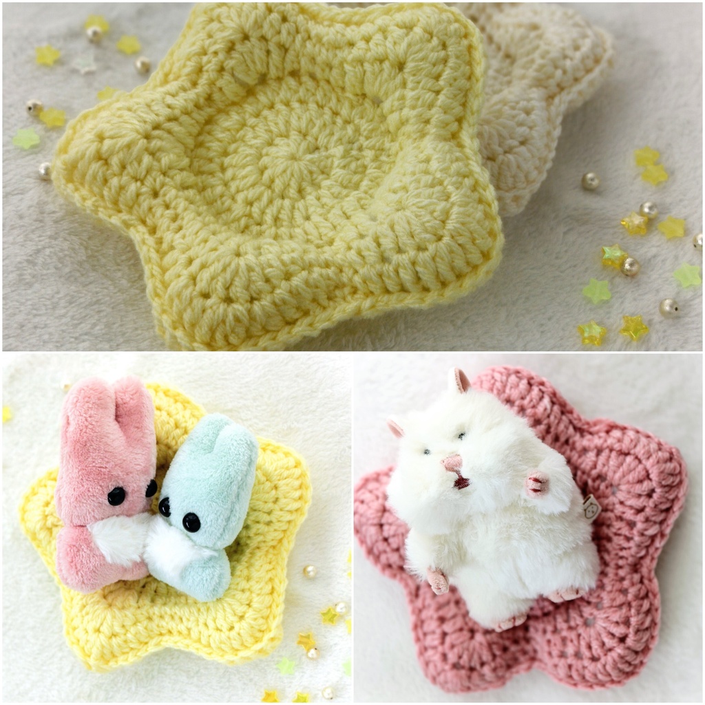 【9/25通販開始】ゆめみごこちお星さまクッションラグ ぬい活 はむにぎり ちびぐるみ にじぱぺ