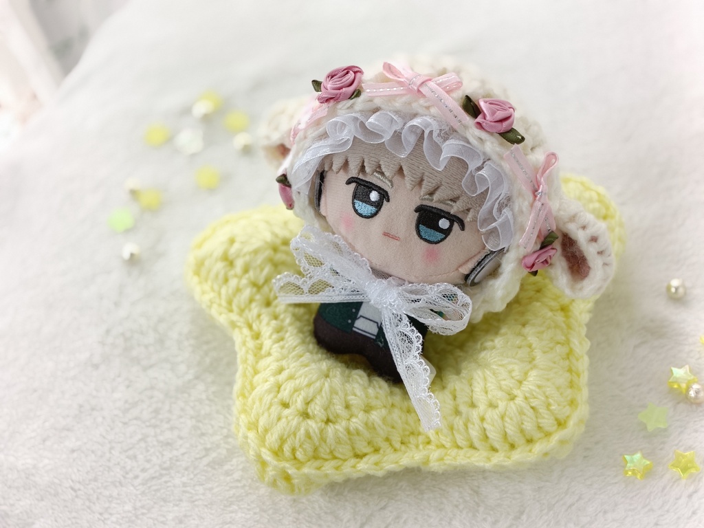 【9/25通販開始】ゆめみごこちお星さまクッションラグ ぬい活 はむにぎり ちびぐるみ にじぱぺ