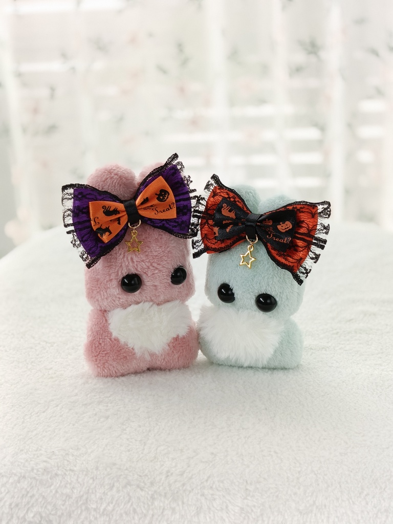 ハロウィンリボンヘッドドレス チョーカー ぬい活 ぬい用 ぬいぐるみ