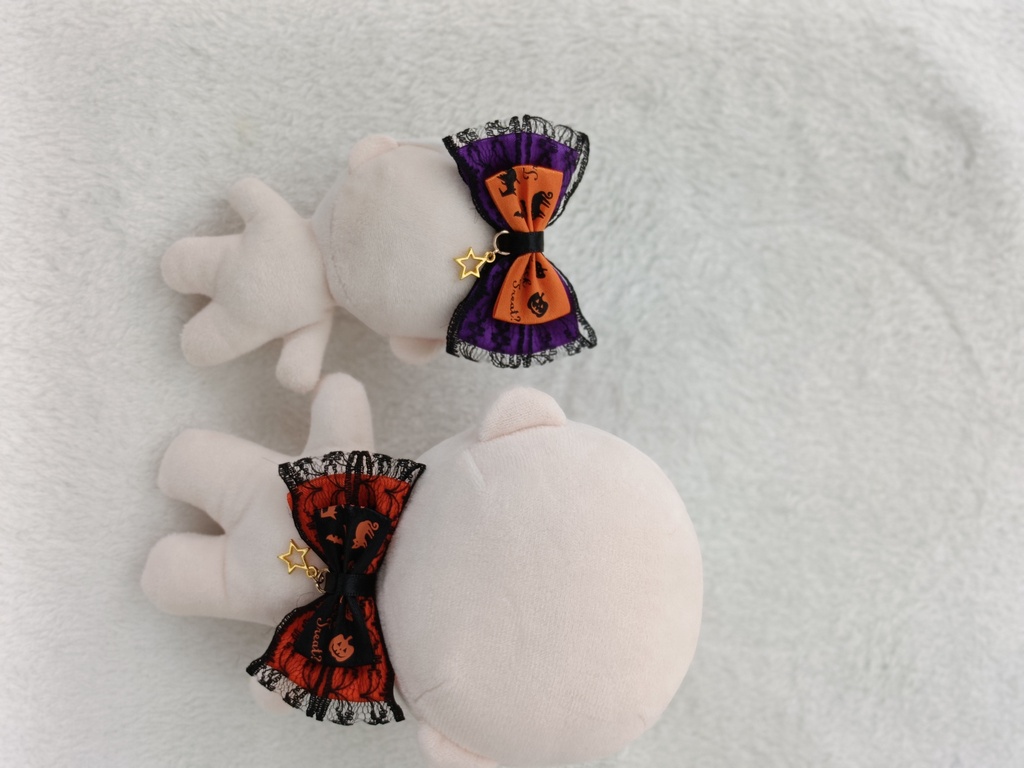ハロウィンリボンヘッドドレス チョーカー ぬい活 ぬい用 ぬいぐるみ