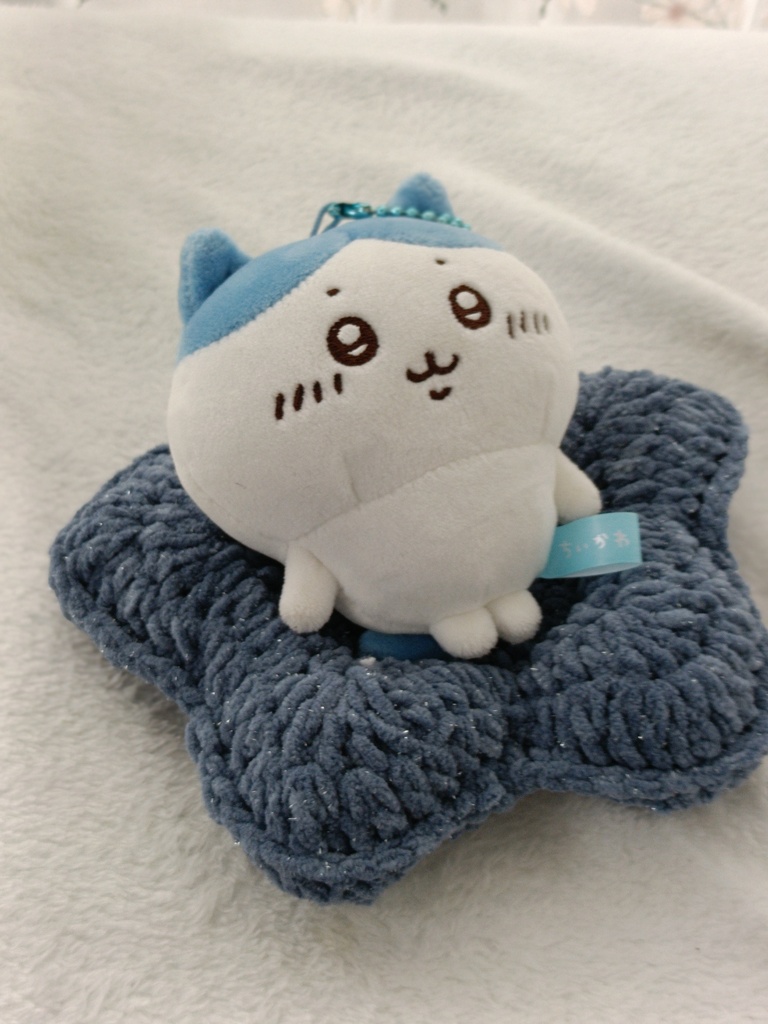 【10/9通販開始】ゆめみごこちお星さまクッションラグ ぬい用小物 ラメ入り ゆめかわいい