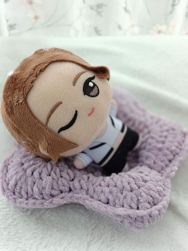 【10/9通販開始】ゆめみごこちお星さまクッションラグ ぬい用小物 ラメ入り ゆめかわいい