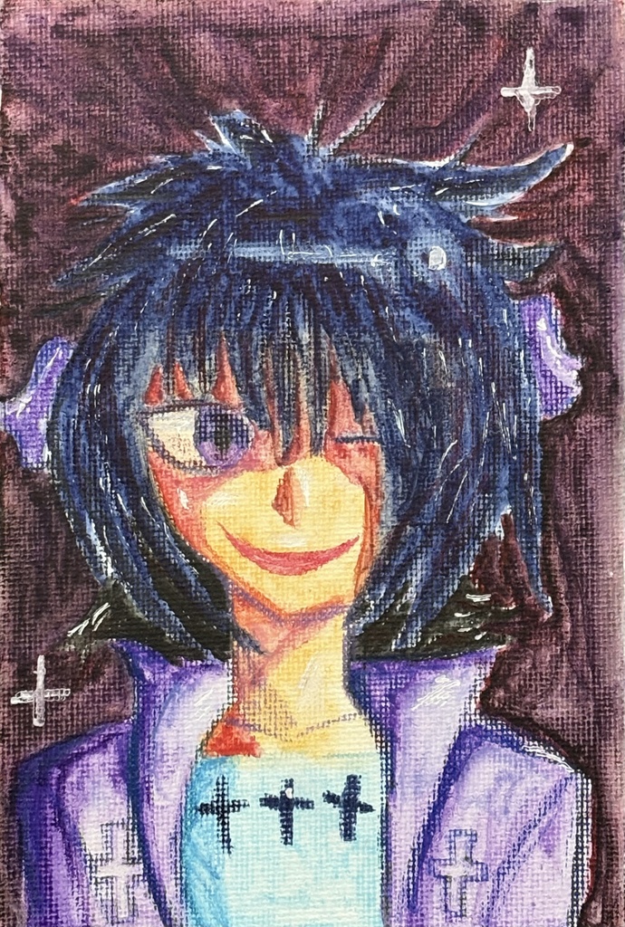 【「念じれば治る」と言った少女】原画